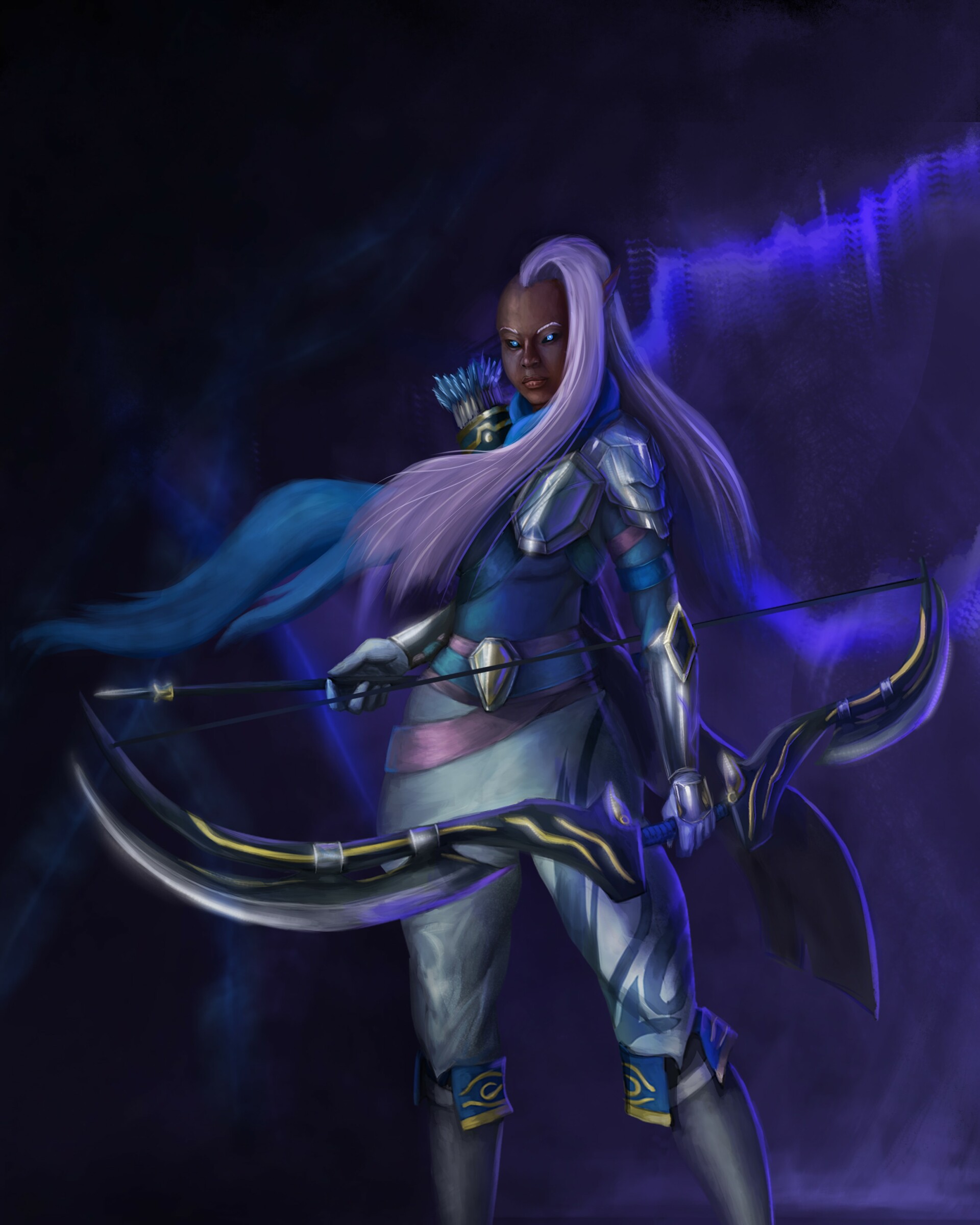 Azure Storm, Ka'rina by Nathaniel (Nate) Francis Scrolller