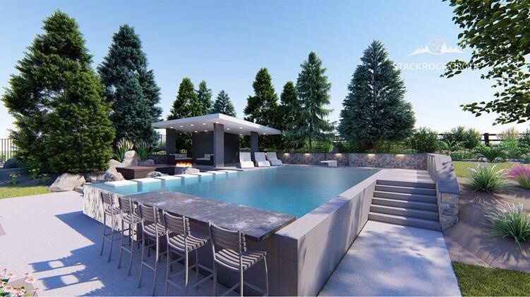 Scrolller Pool Backyard Pool Design. | Scrolller