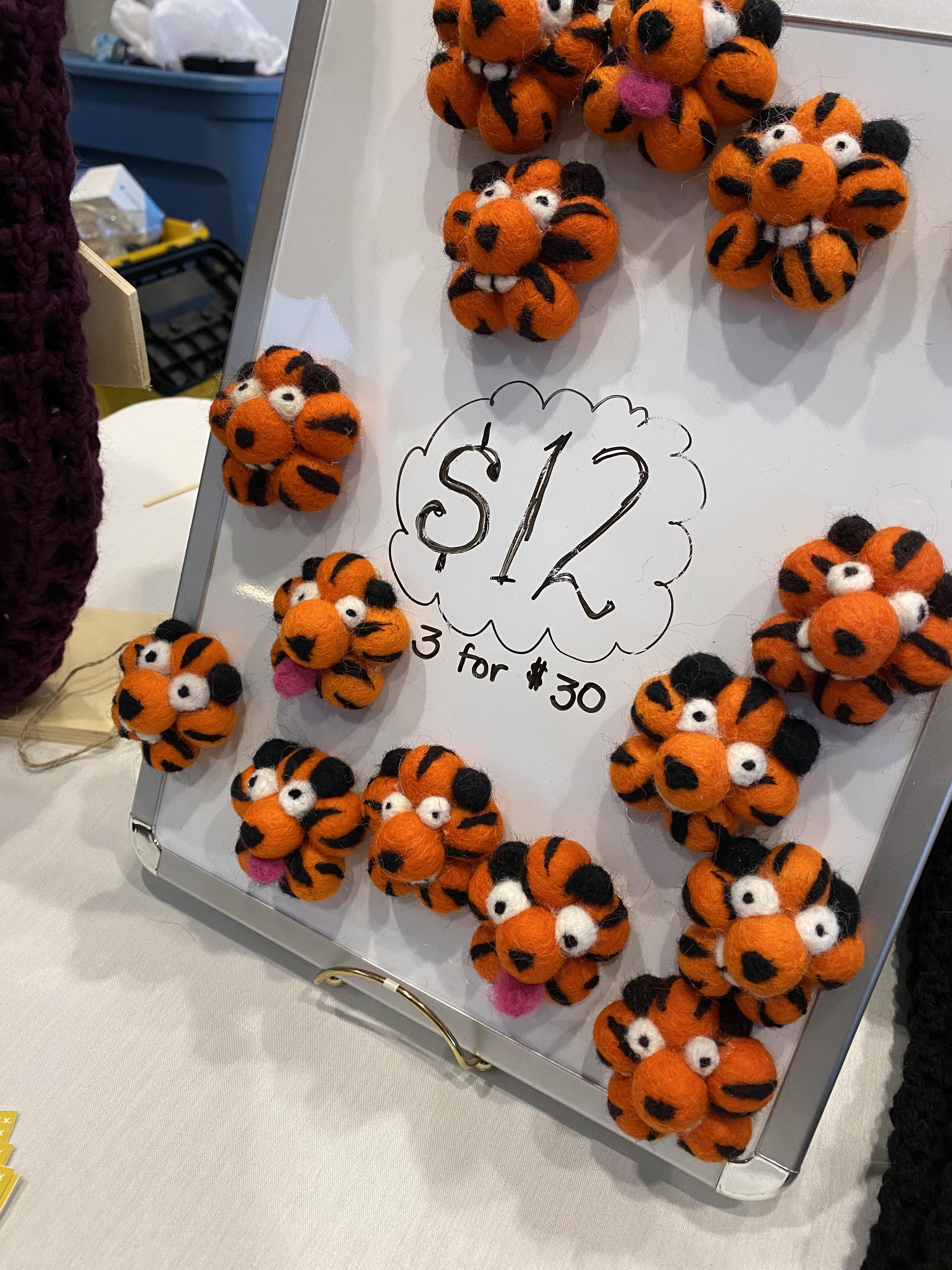 Balloon Ritchie magnets at the SAU craft fair today. | Scrolller