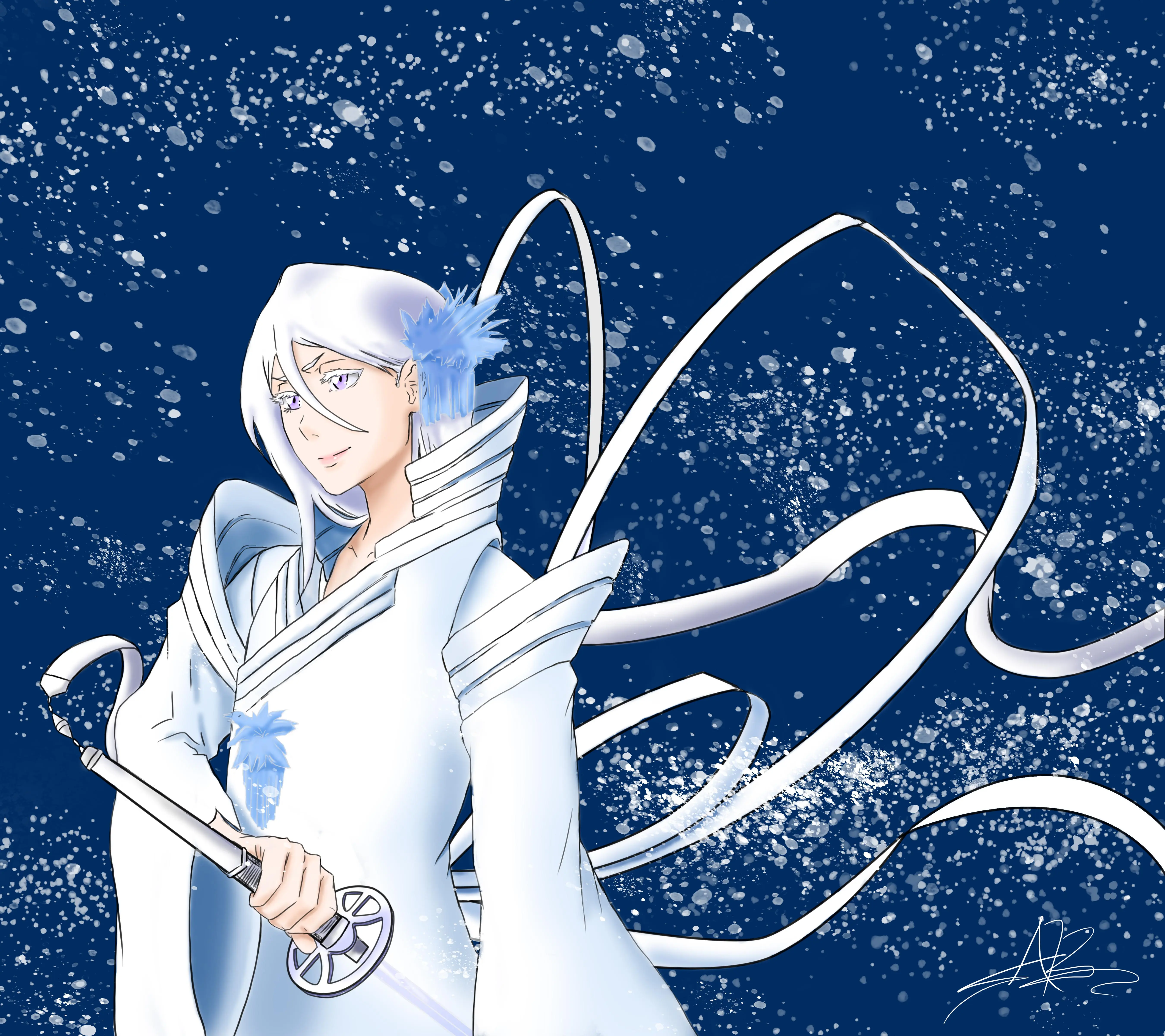 Bankai Rukia is one of my favorite designs in Bleach! so here a drawing ...