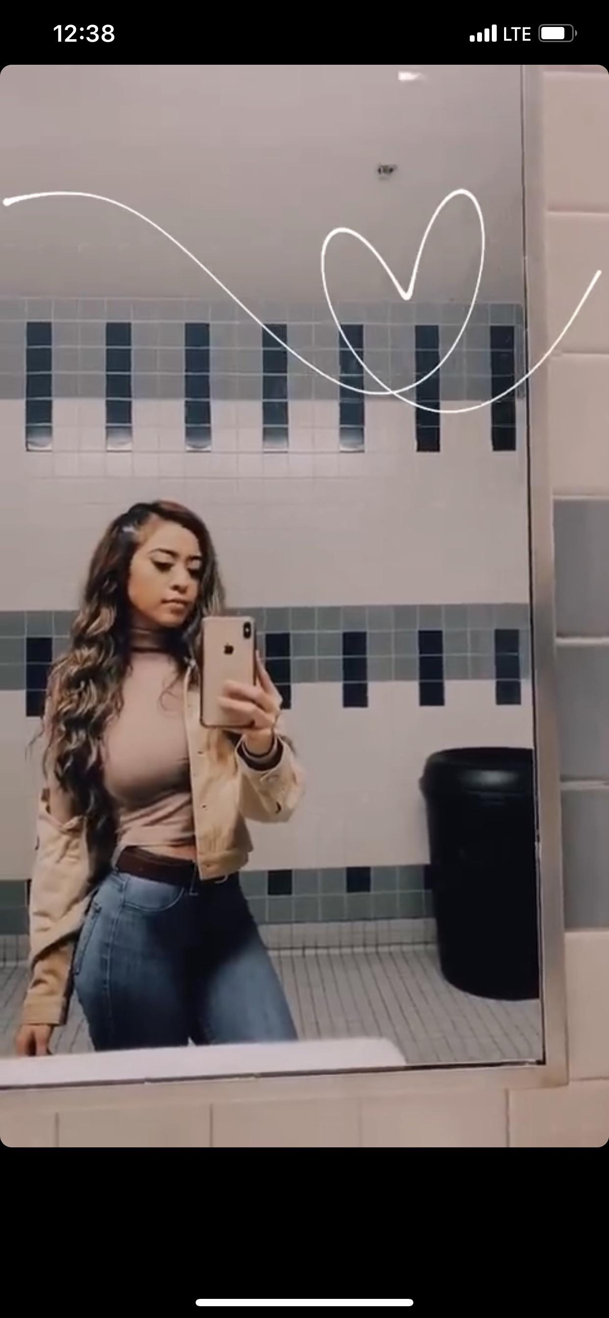 Bathroom Selfie Scrolller