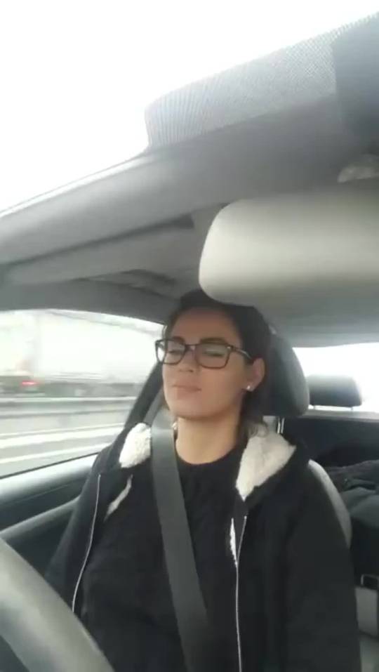 Beautiful Girl Playing With Her Tits While Driving Scrolller