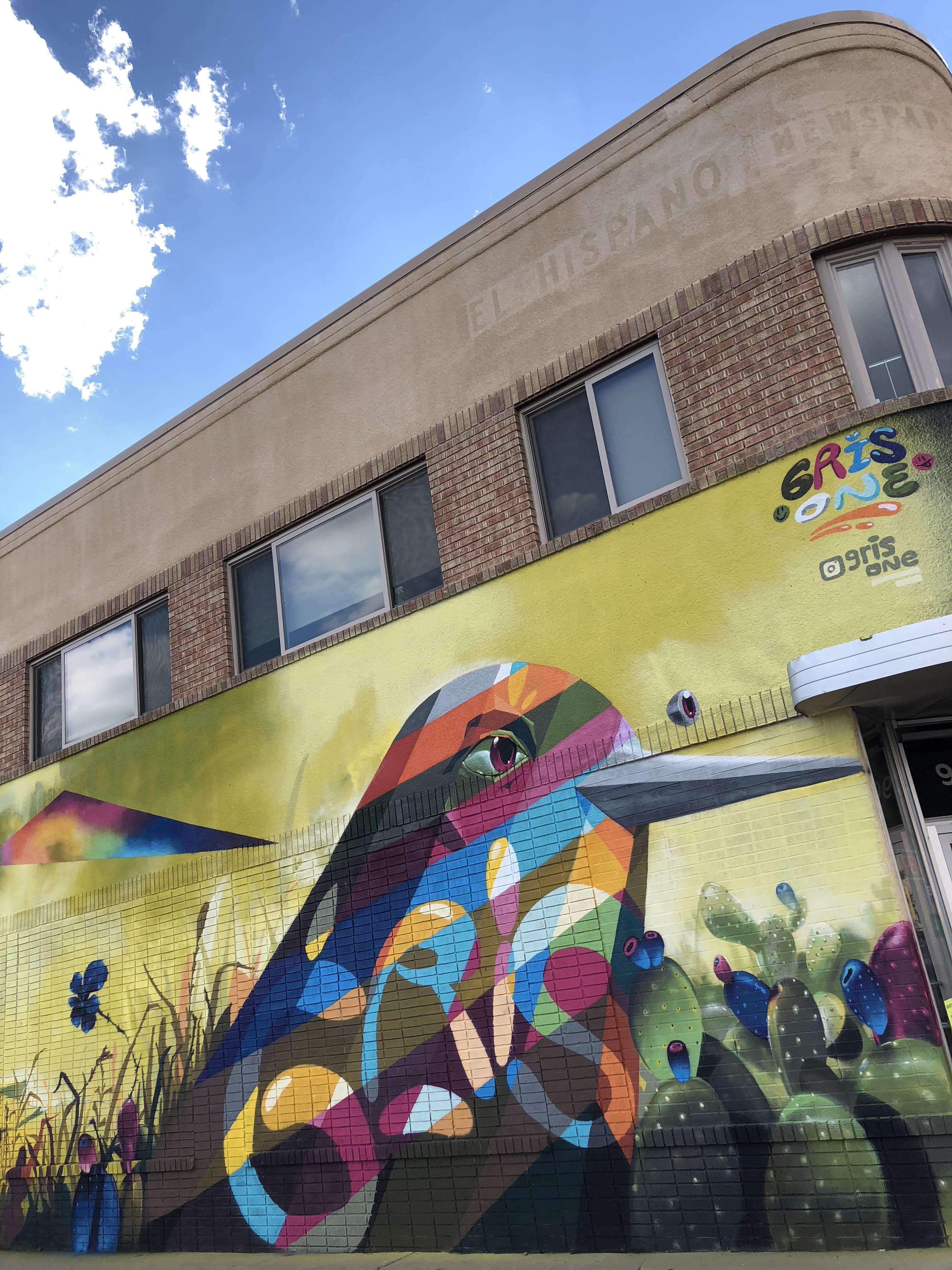 Beautiful new mural in Downtown ABQ, by Java Joes - part of MuralFest ...