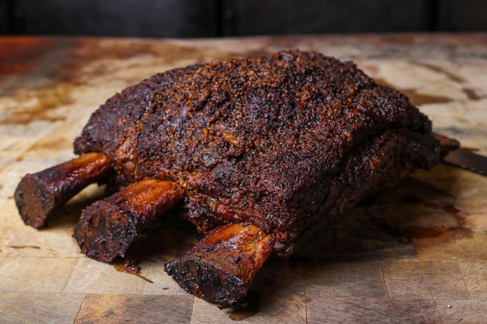 Post Base Ribs Our beef ribs, post oak, central texas style. | Scrolller