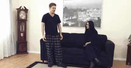 Stripping down to help someone get over stage fright? Scrolller