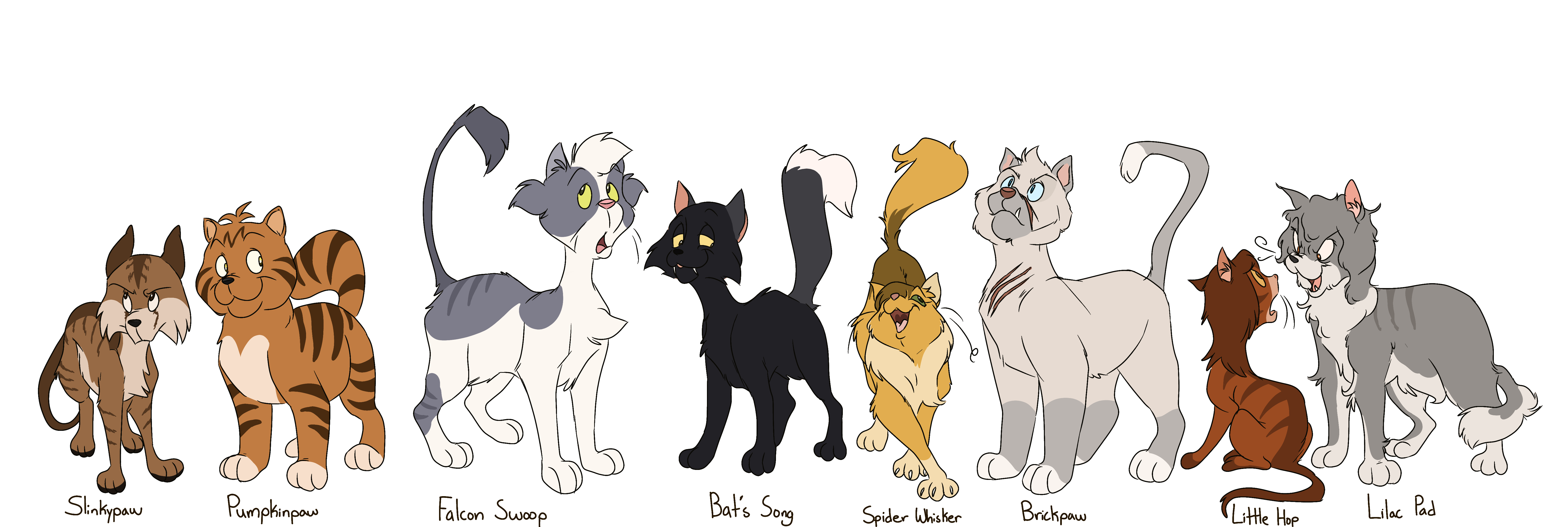 Shadowclan Tree behold, the Apprentices of the Tribe of Shadowed Trees (aka future ...