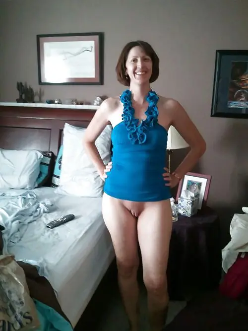 Smiling milf