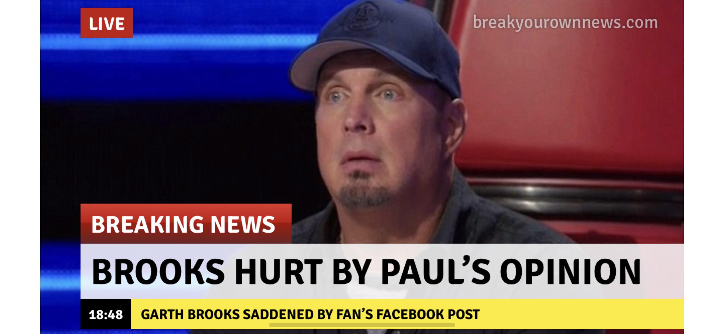 Breaking News on Garth Brooks! Scrolller