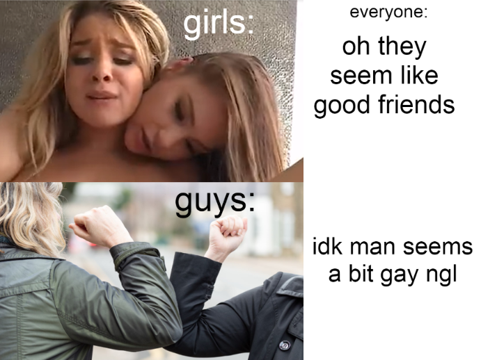 breathing in the same direction = homosexual