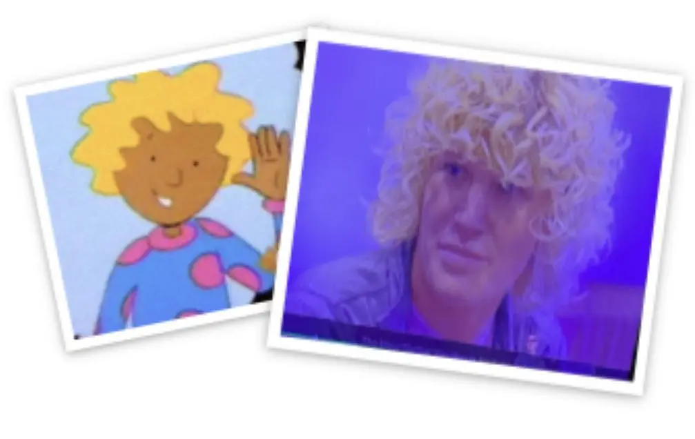 Chelsea’s friend reminds me of Patty Mayonnaise from Doug because of ...