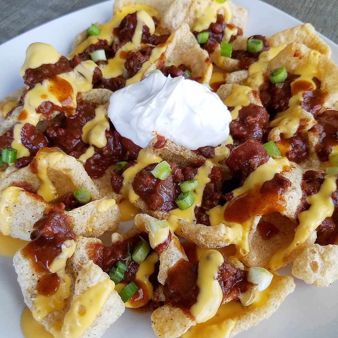 💥 ChiliCheese Pork Rind NACHOS 💥 Scrolller