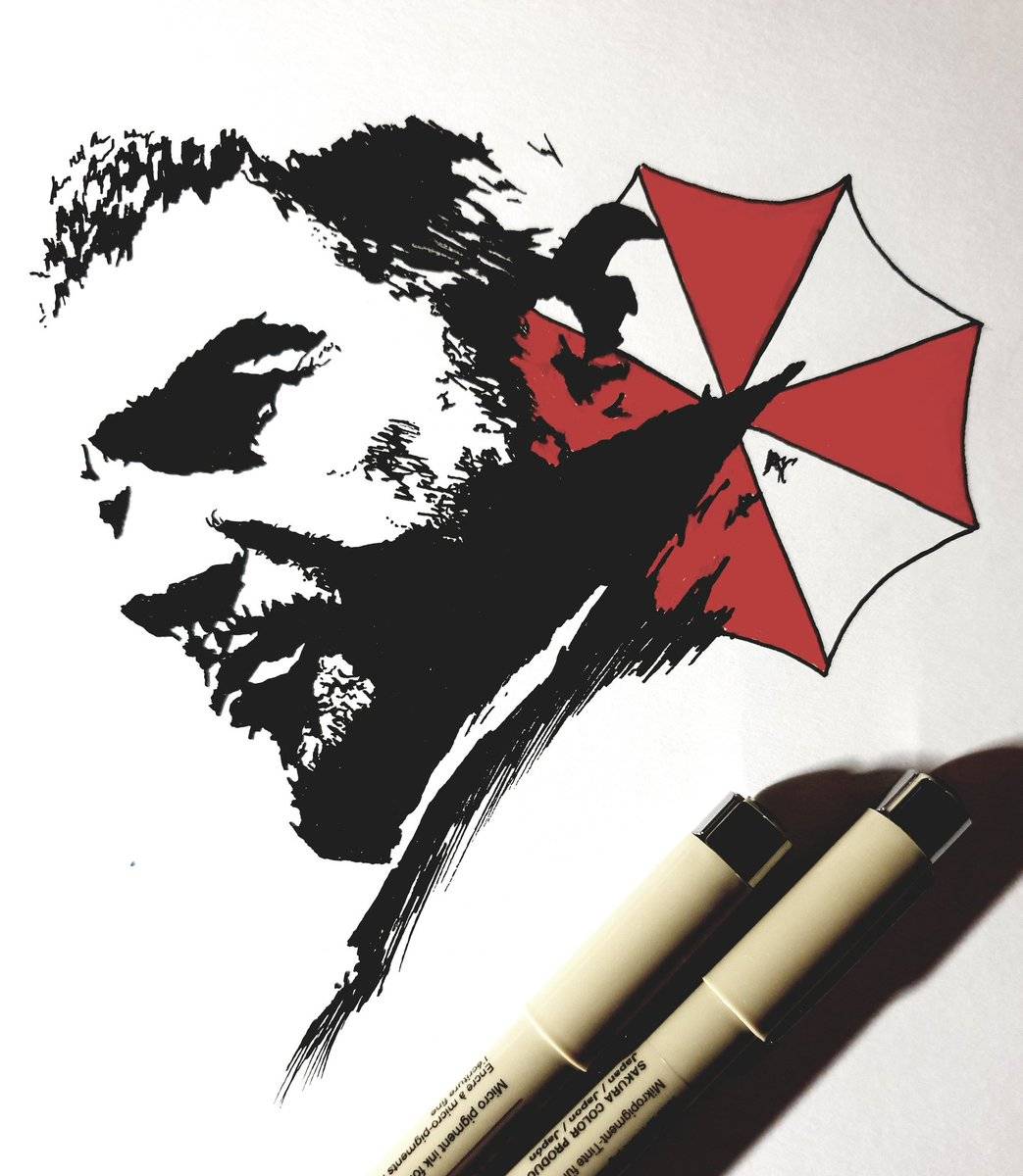 Chris Redfield/Umbrella minimalist art by JenVonLee on Twitter! Scrolller
