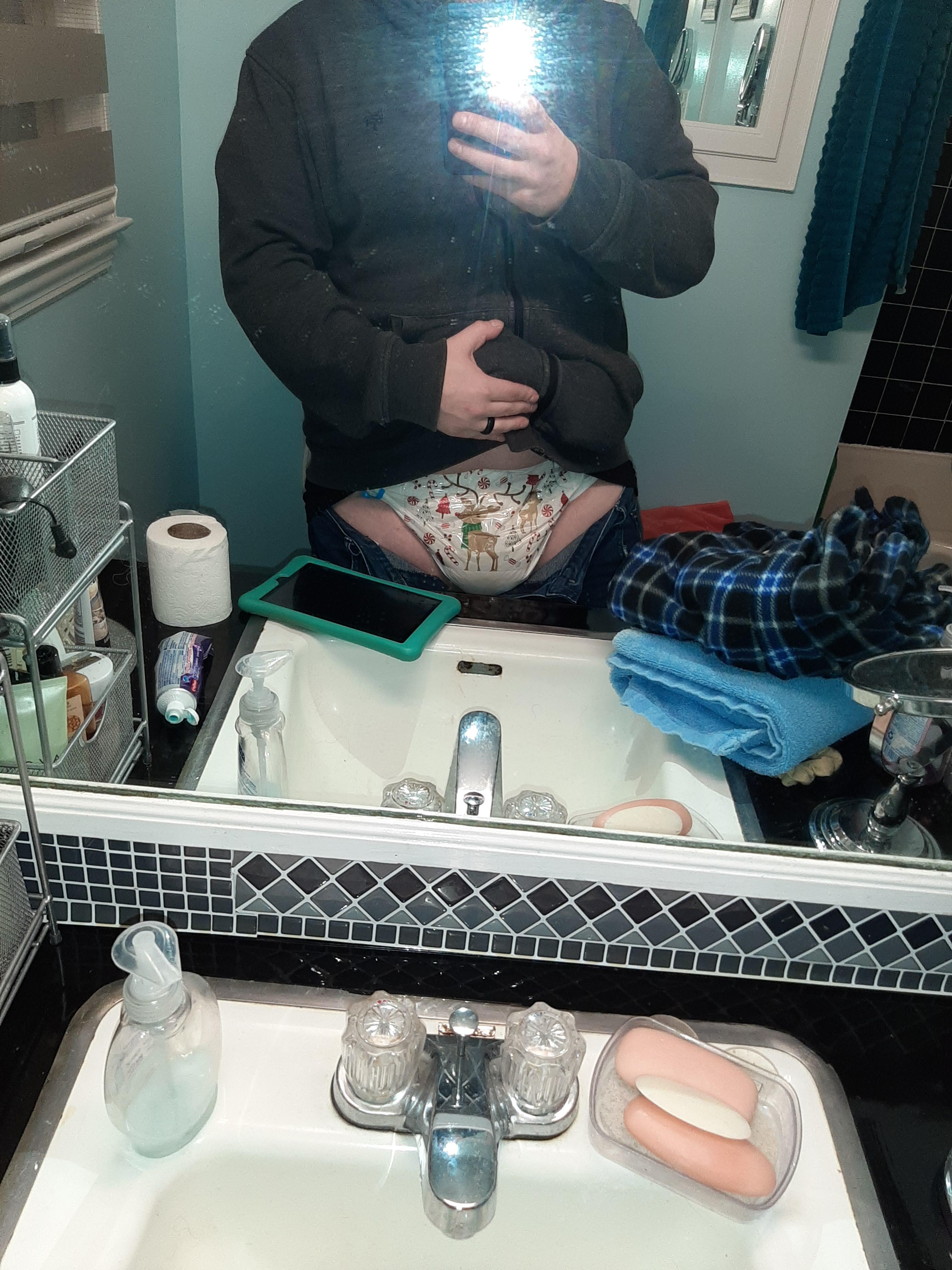 Christmas Diapers From Rearz Featuring My Fluffy Ass Scrolller 1595