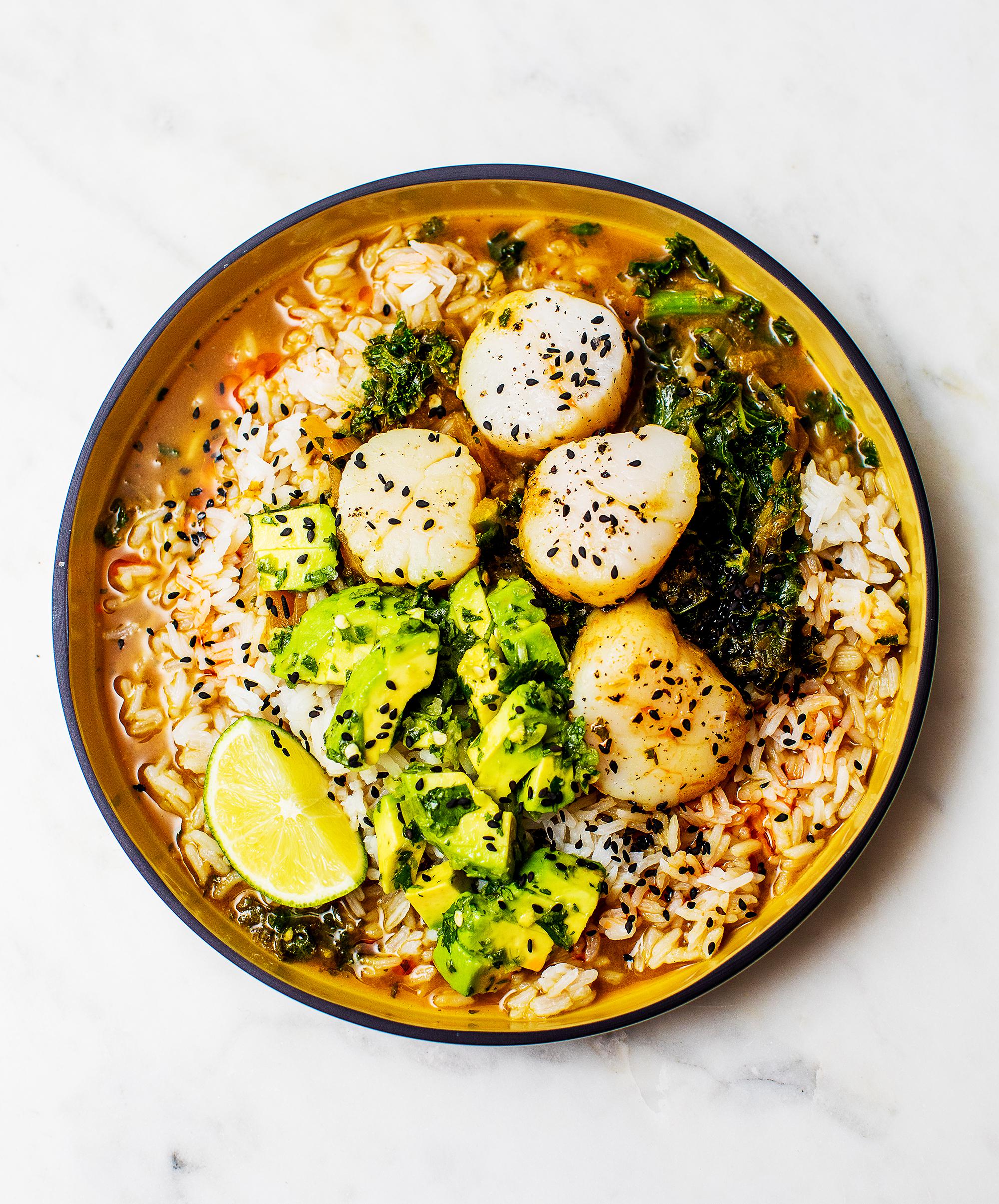 Coconut Curry Poached Scallops [OC] | Scrolller