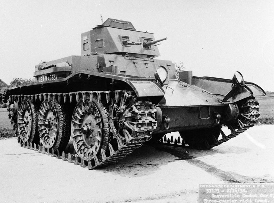 Combat Car T7: an experimental light tank for American cavalry. August ...