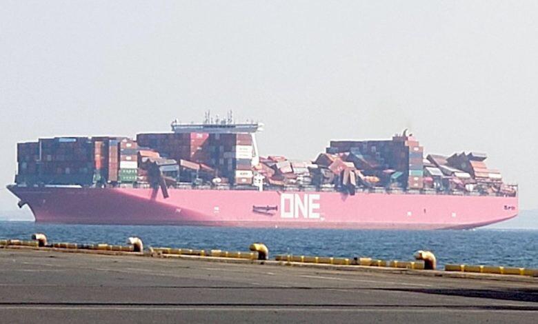 Container ship ‘One Apus’ arriving in Japan today after losing over ...