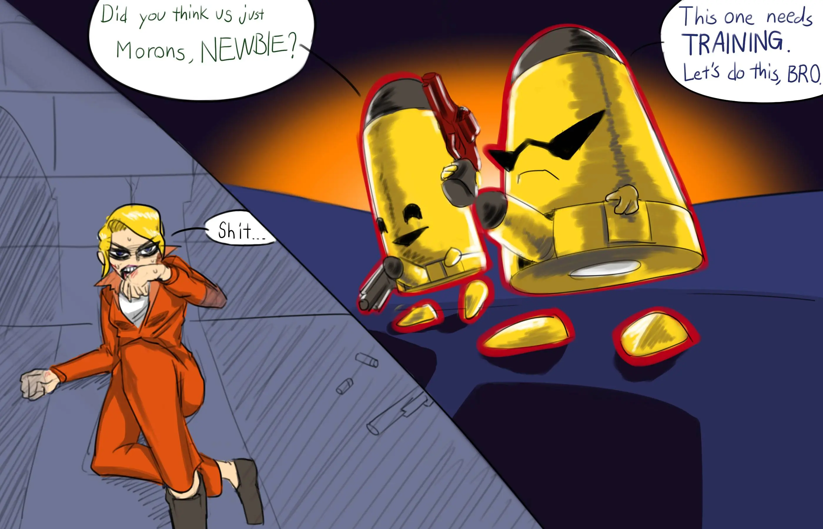 Convict defeated by the twins [Enter the Gungeon] | Scrolller