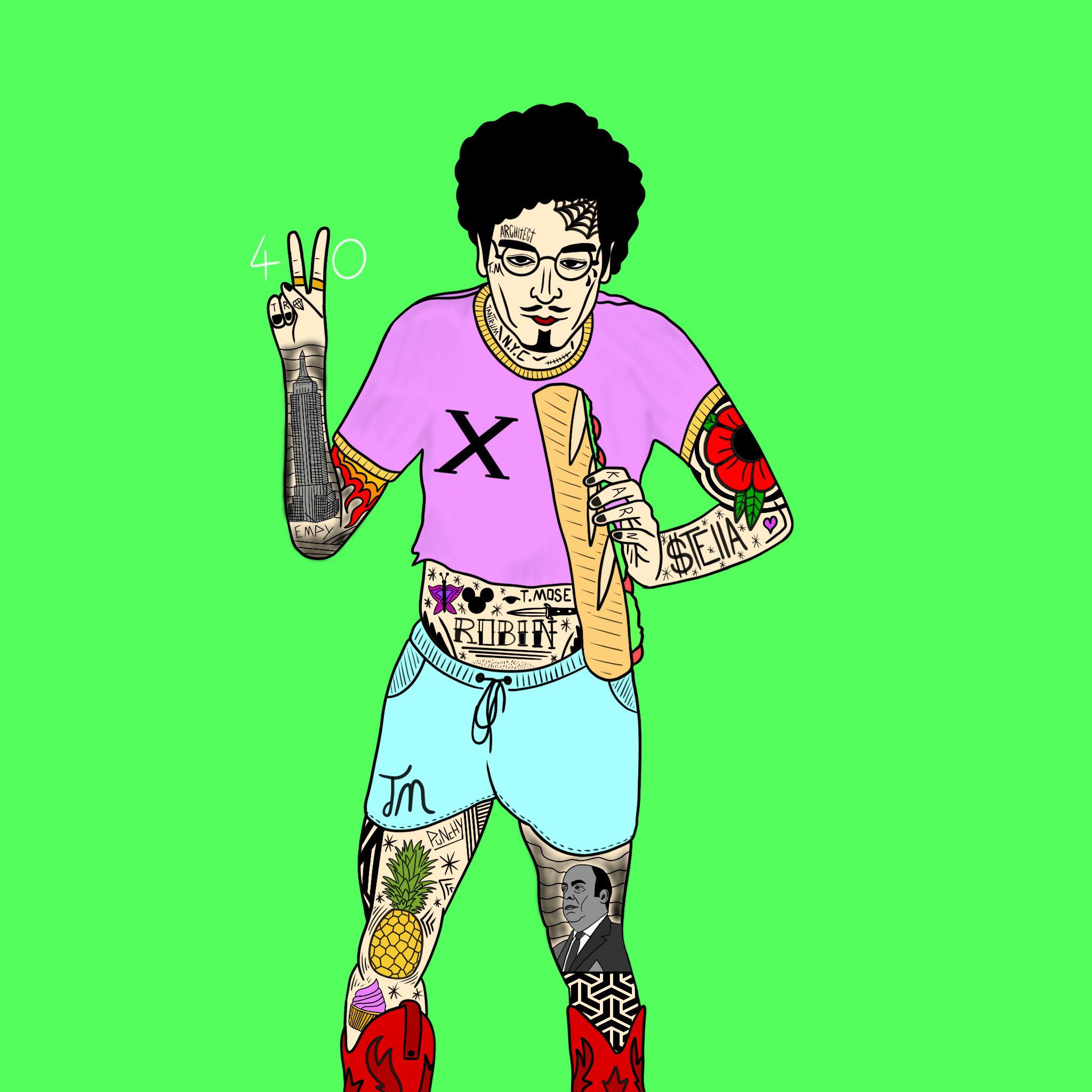 Cool Guy Ted By Me Scrolller