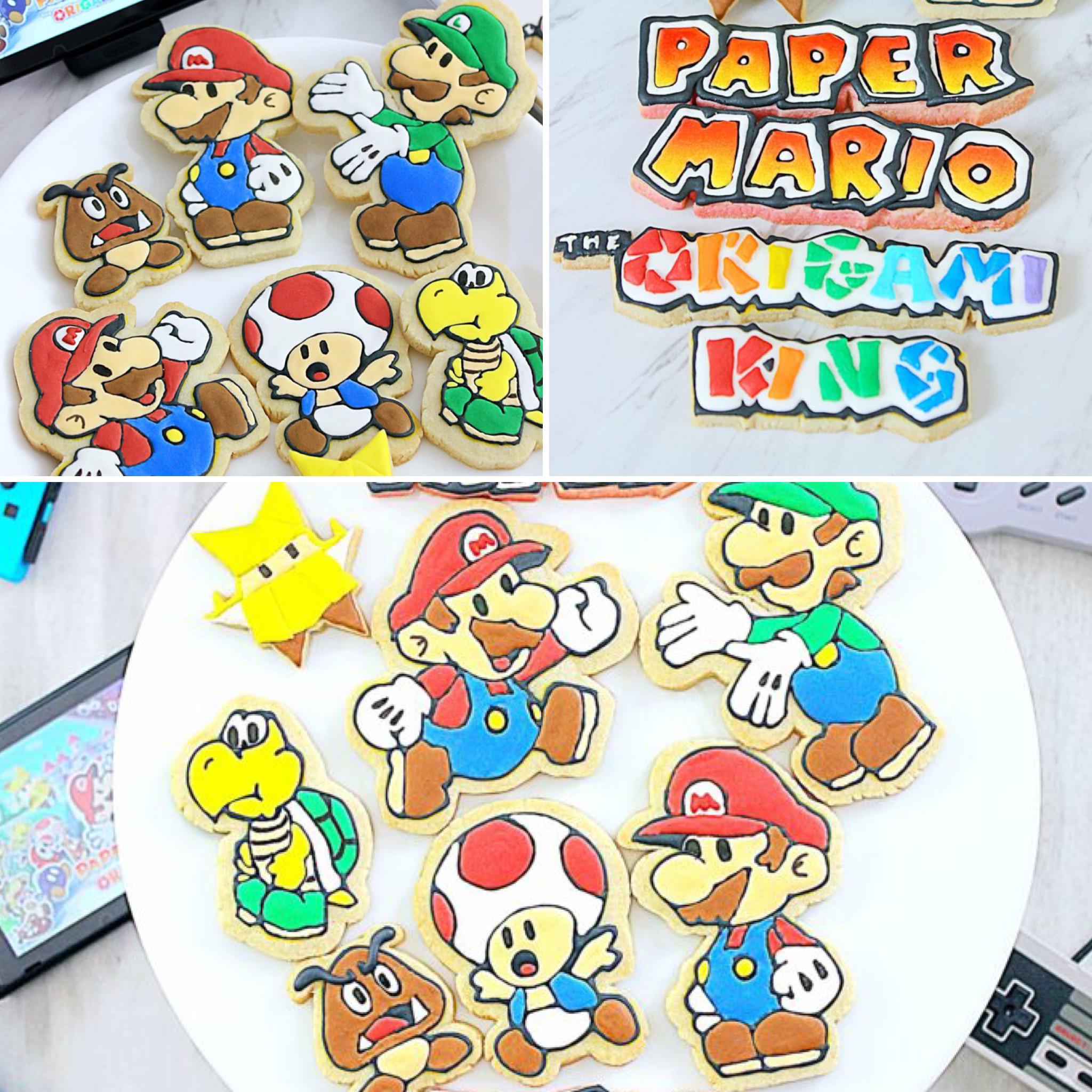 Cool Super Mario Cookies and Paper Mario Mario Cookies My Awesome Wife