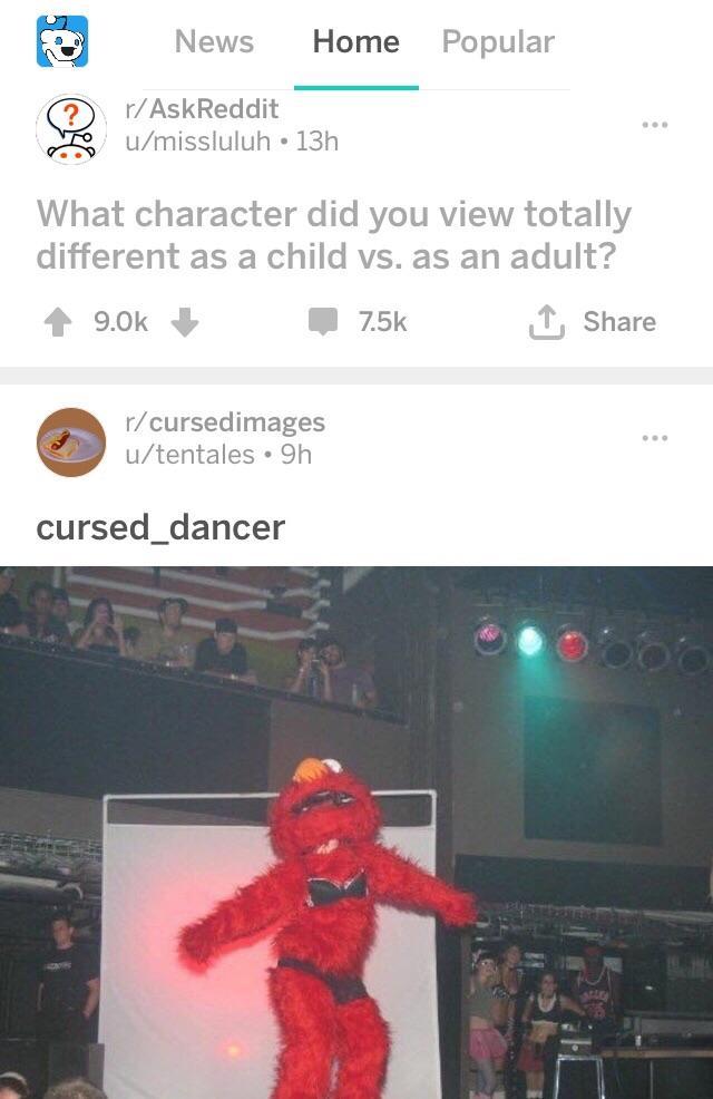 cursed_elmo | Scrolller