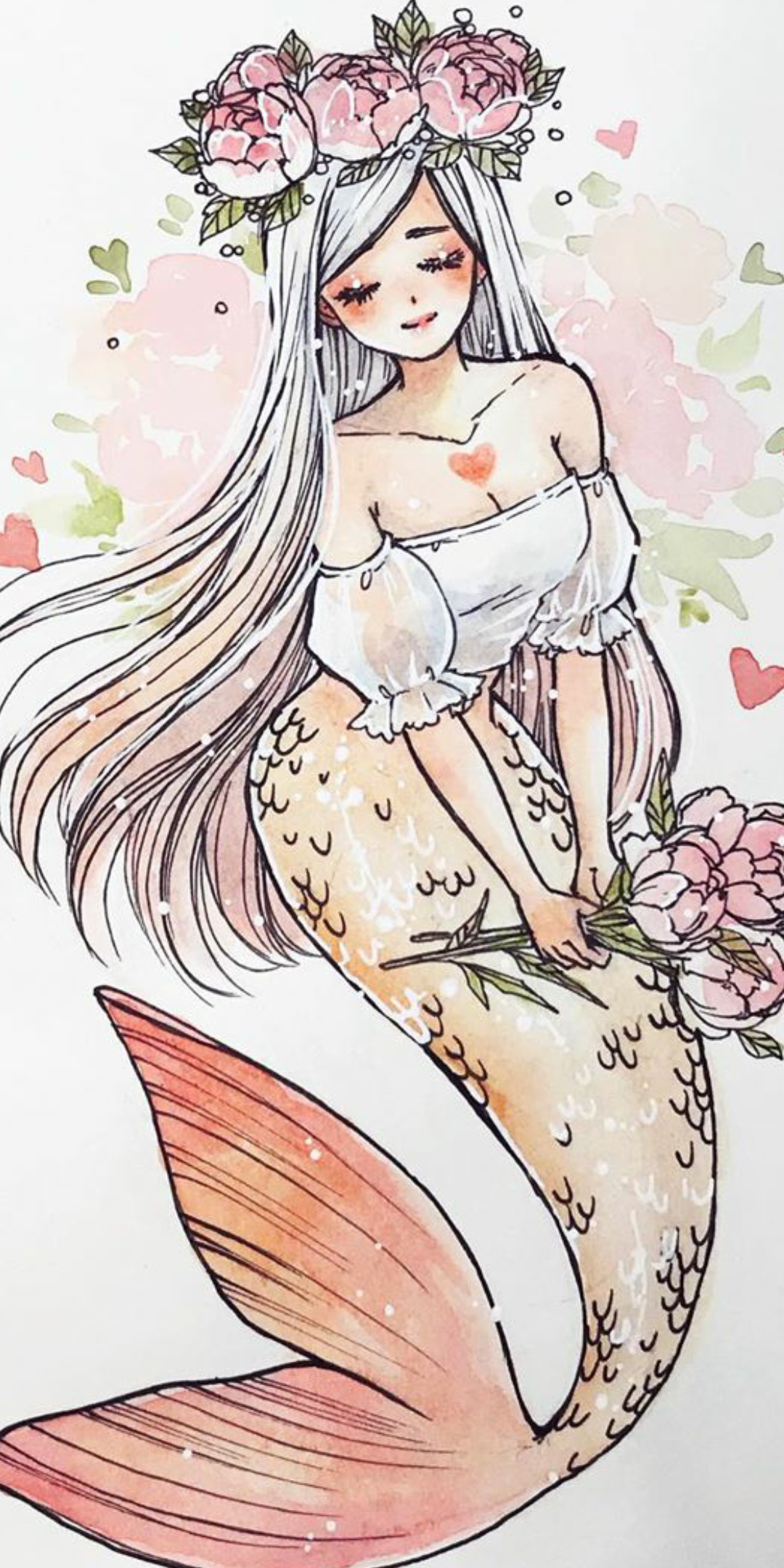 Cute mermaid