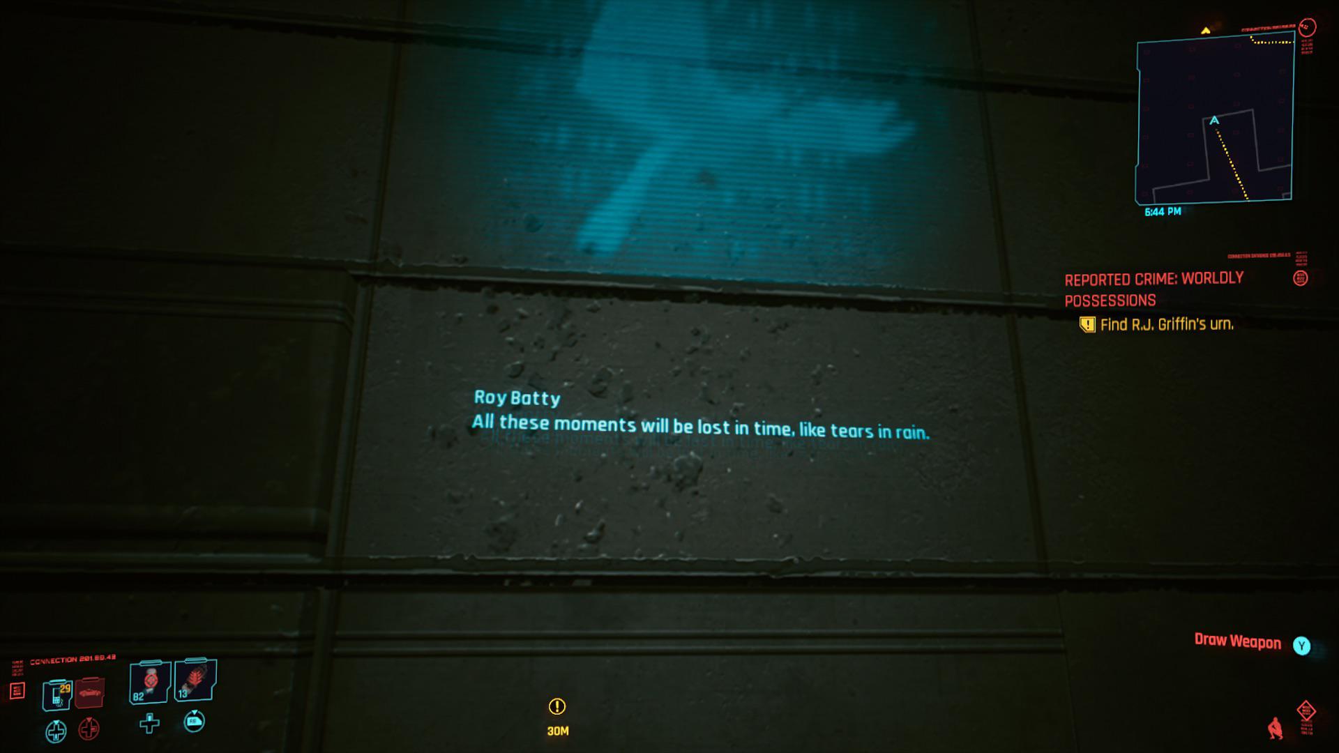 Cyberpunk Easter Egg Blade Runner Scrolller