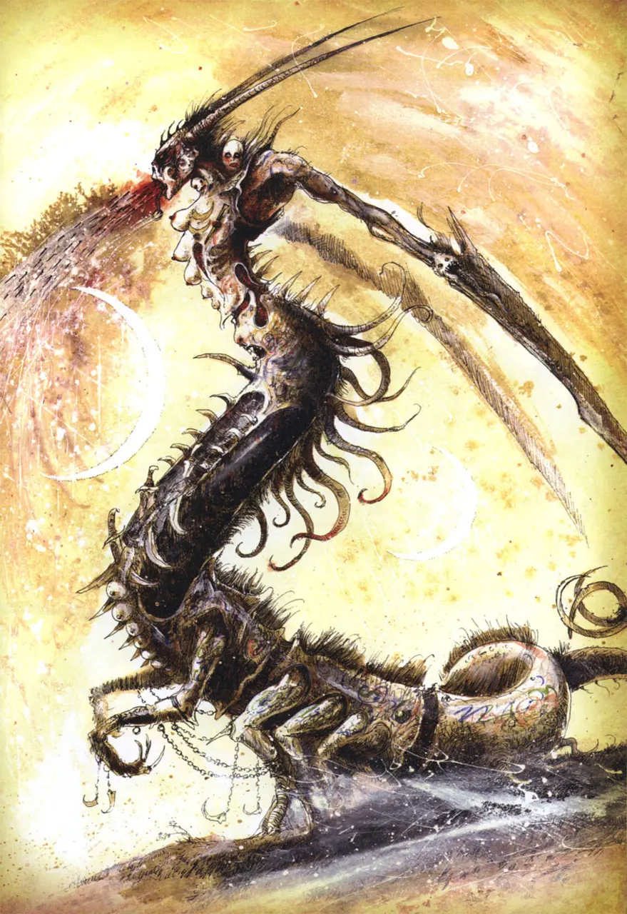 Daemon of Slaanesh, by John Blanche