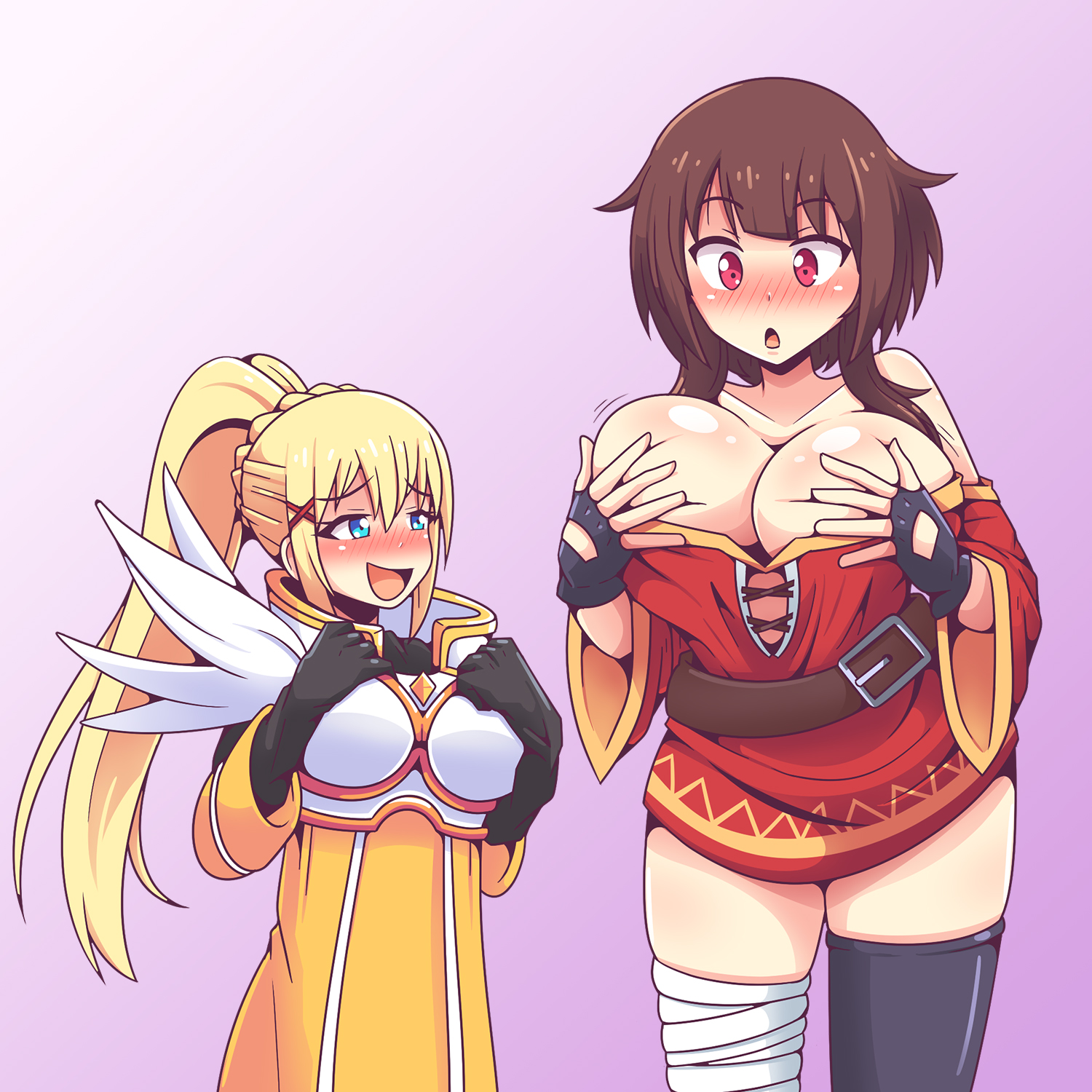 Megumin breast expansion