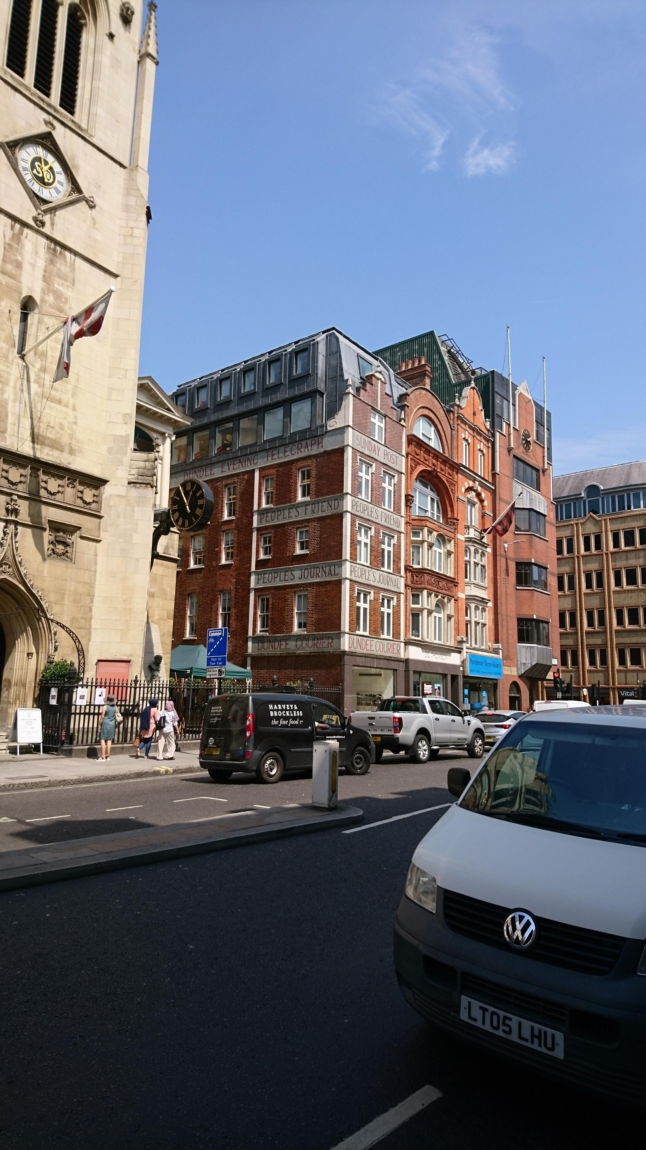 DC Thomson Building in Fleet Street London | Scrolller