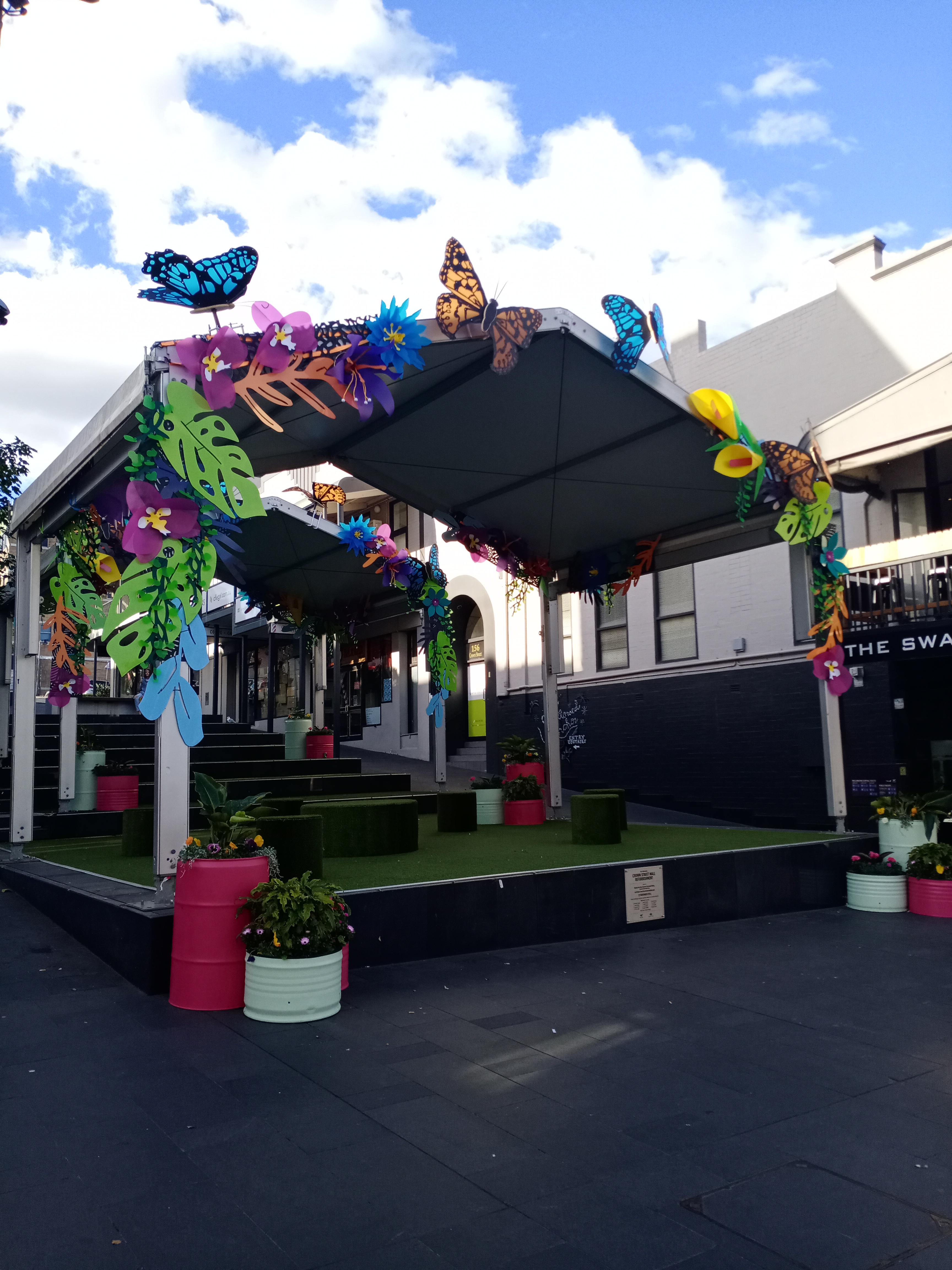 Decorating the mall for spring | Scrolller