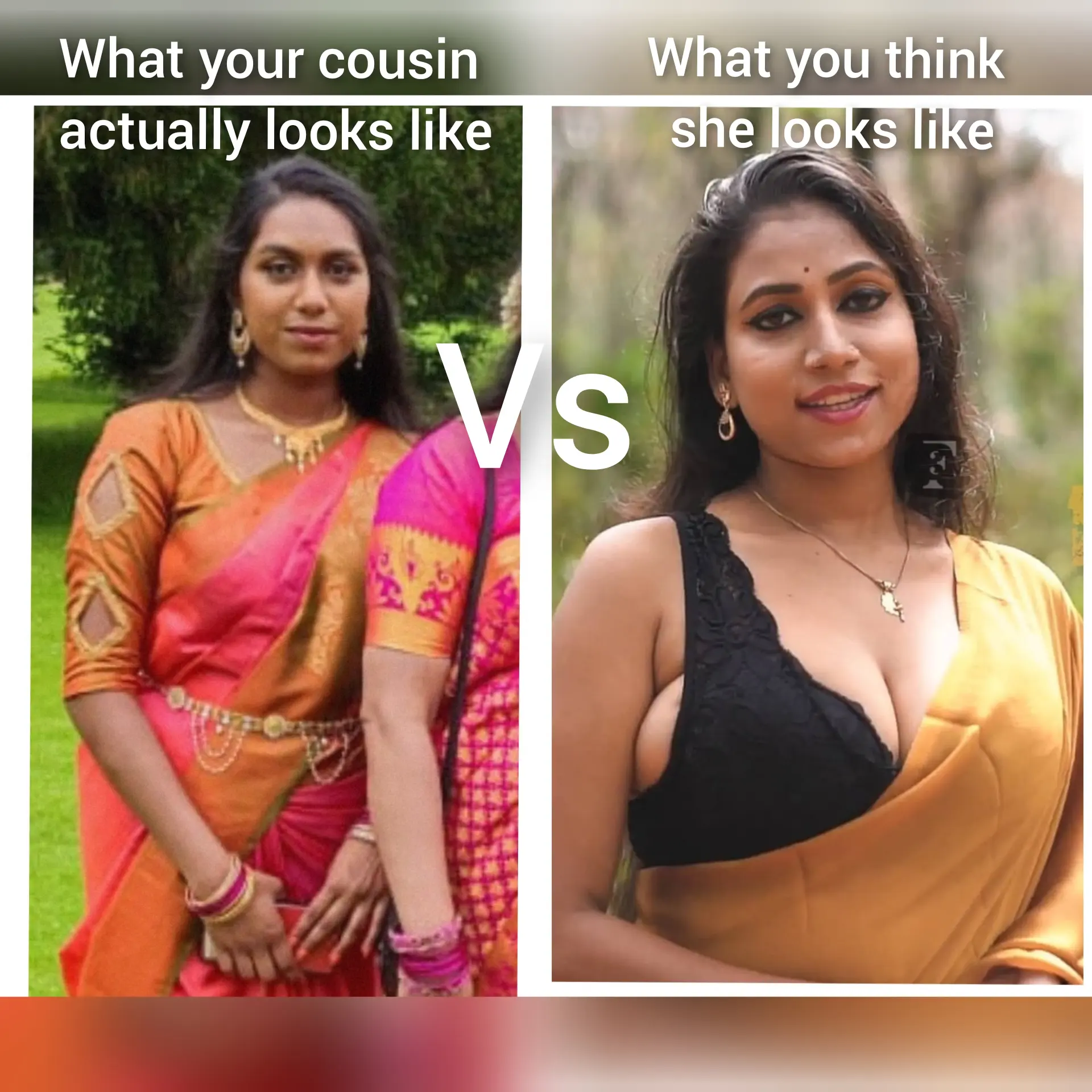 Desi Cousin caption