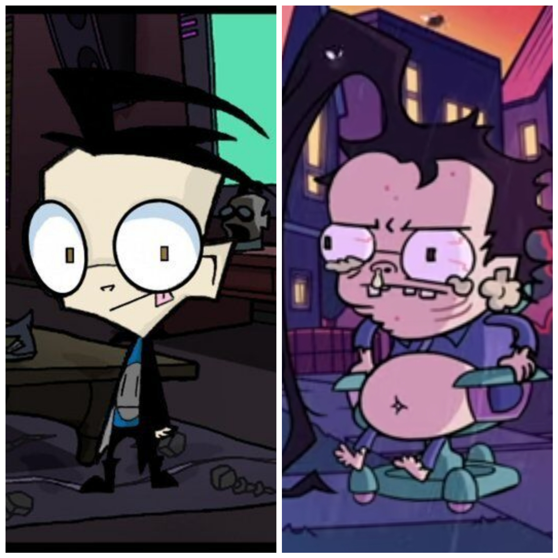 Dib from Invader Zim went full Scooty Puff in the Netflix movie ...