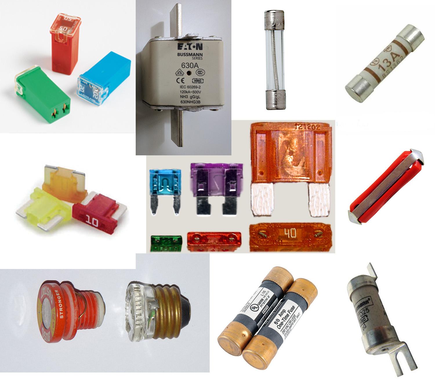 Different Types of Fuses Circuit Diagram