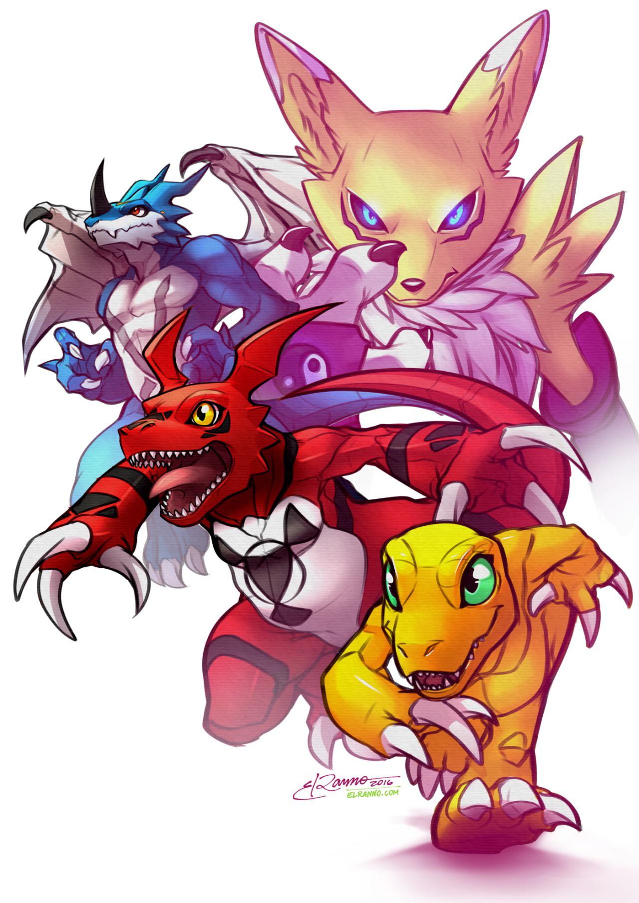 Digimon fanart by Marc Knelsen on Tumblr | Scrolller