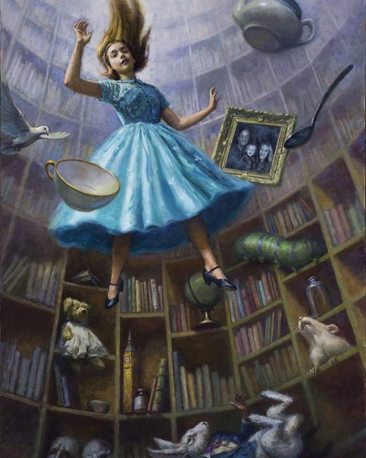 Down The Rabbit Hole by Dave Lebow's Artwork | Scrolller