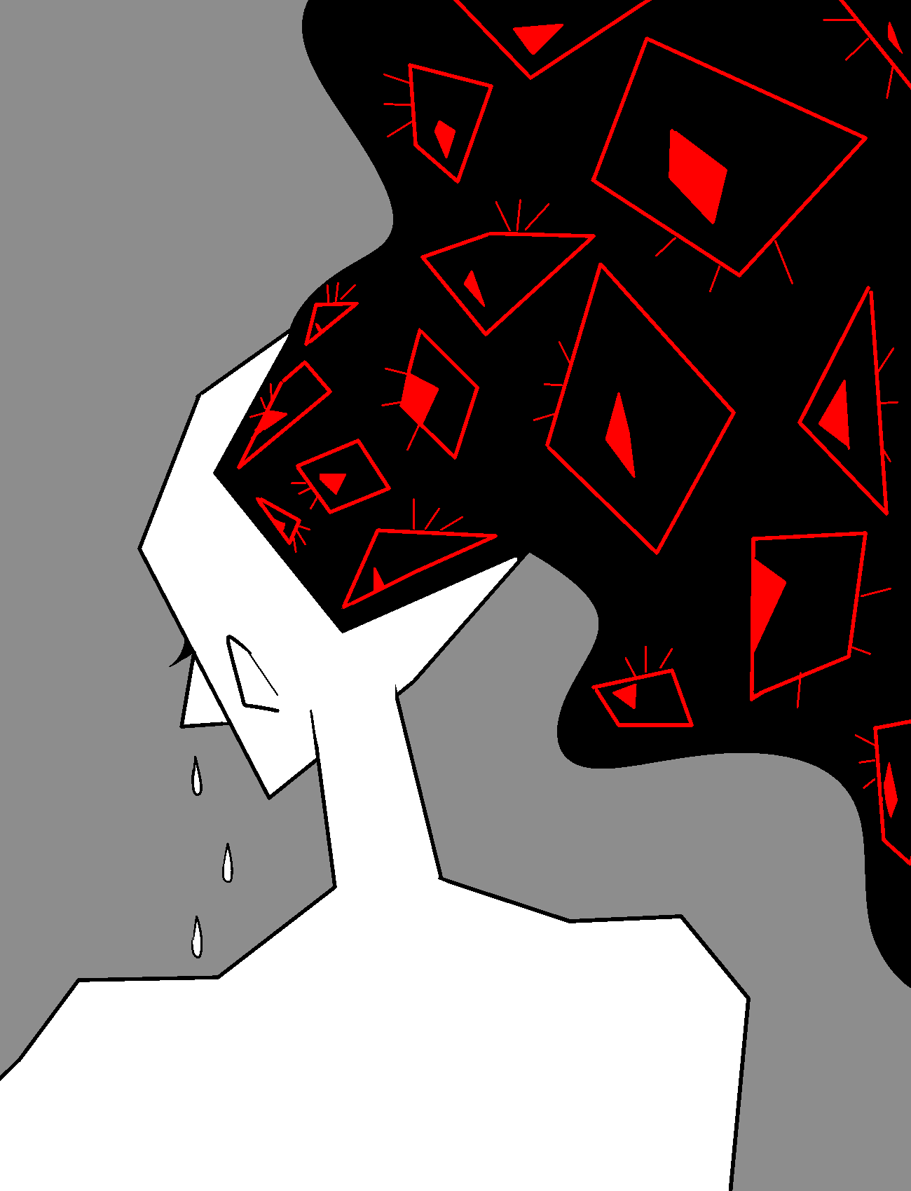 Drawing that represents what my OCD feels like | Scrolller