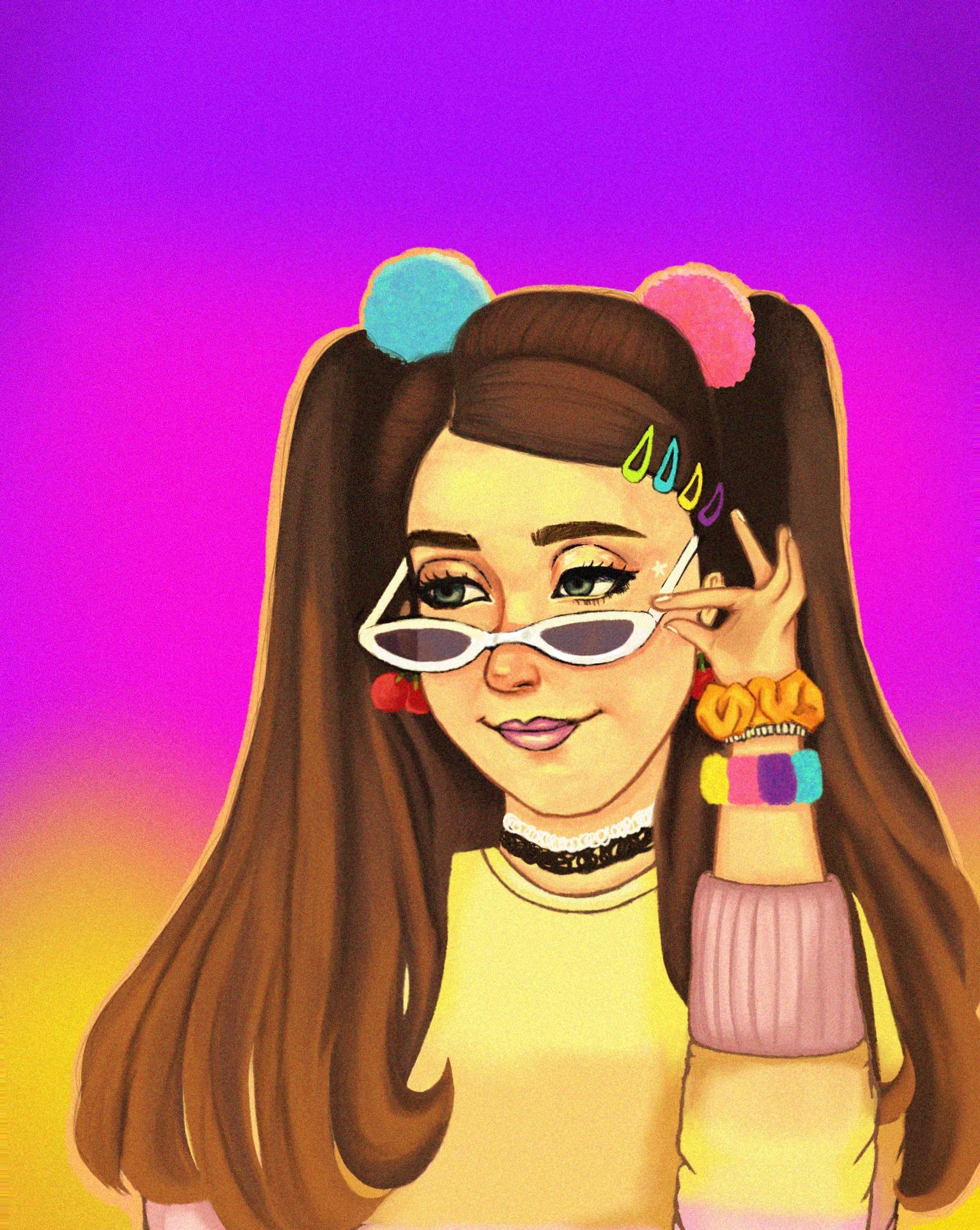 drew my favorite 33 year old lady!! The queen of cosmetics, crafts, and