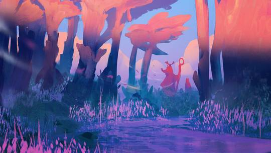 Druid Forest by Geoffrey Ernault