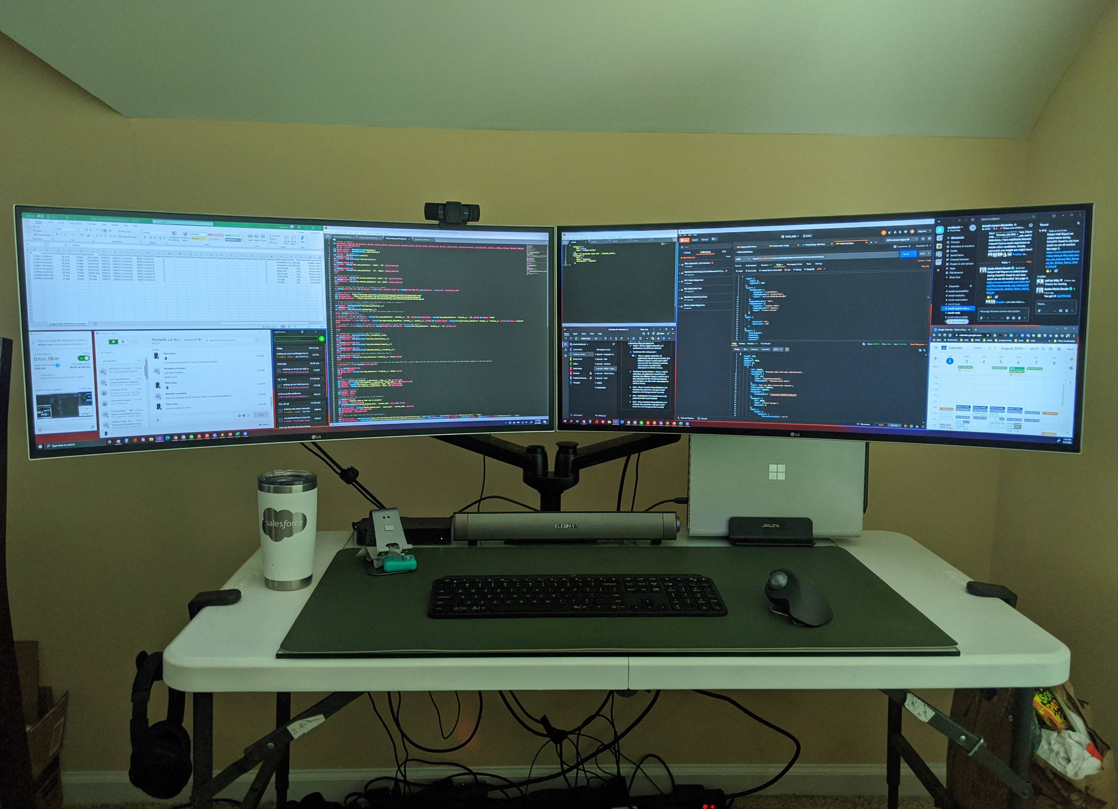Dual 34 in ultrawides WFH efficiency through the roof | Scrolller