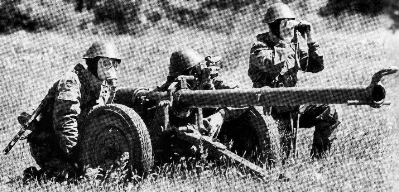 East German Soldiers With A B-11 Recoilless Rifle | Scrolller