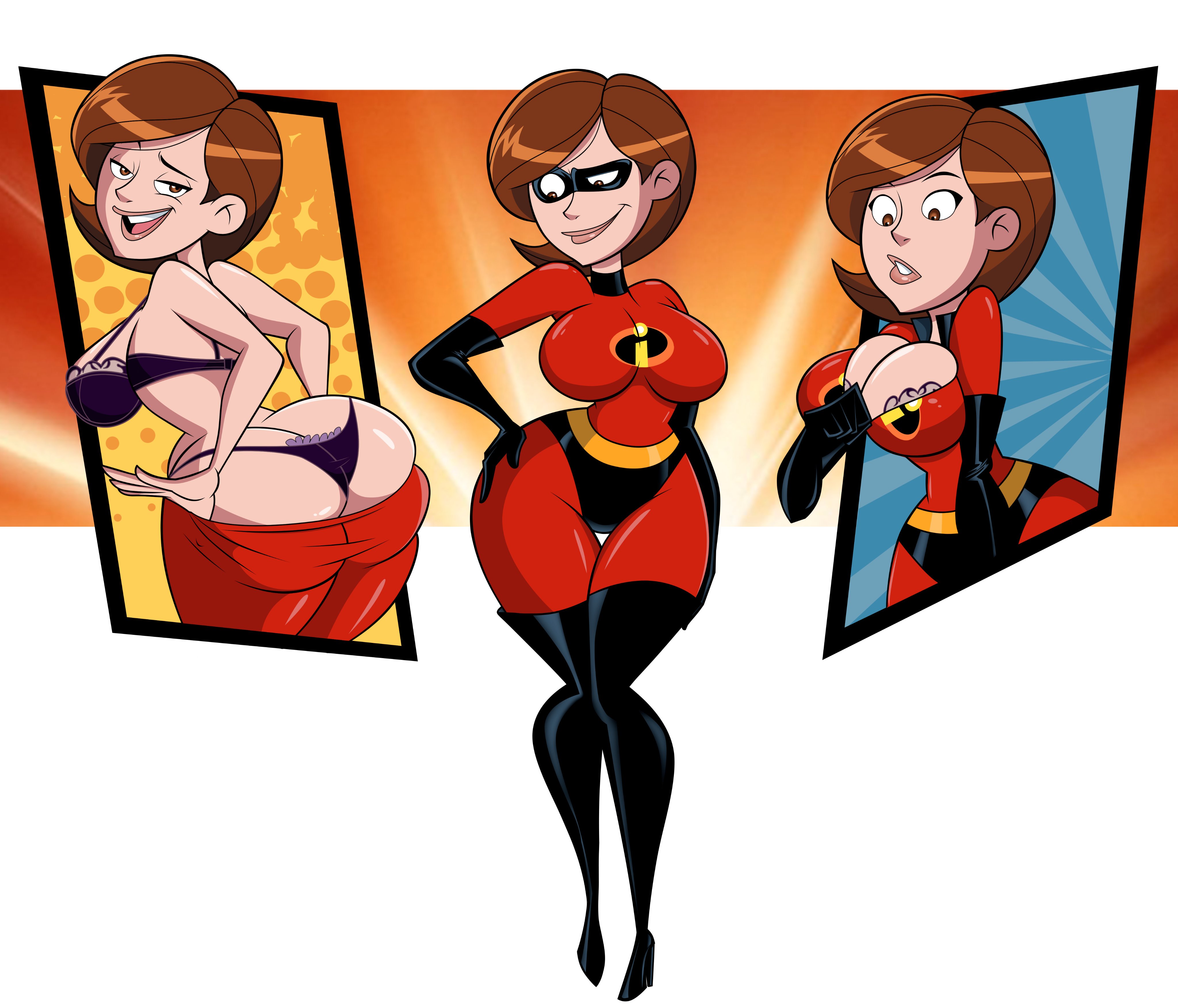 Elastigirl Grimphantom The Incredibles Scrolller