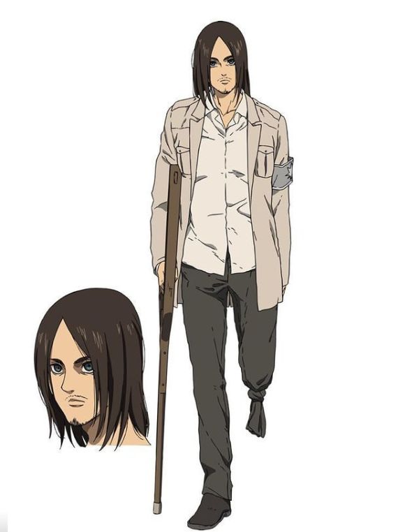 Eren Yeager official character design. | Scrolller