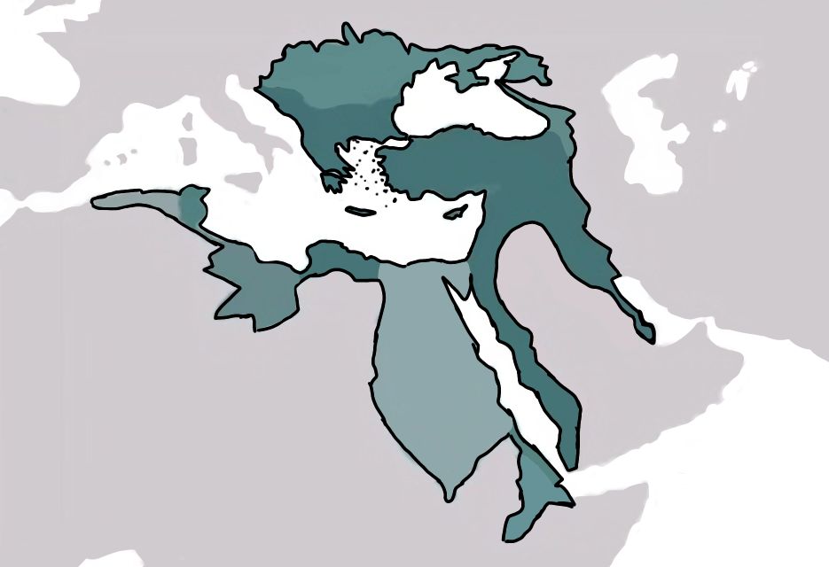 every land ottomans ever had in one map (they had a part of Sumatra and