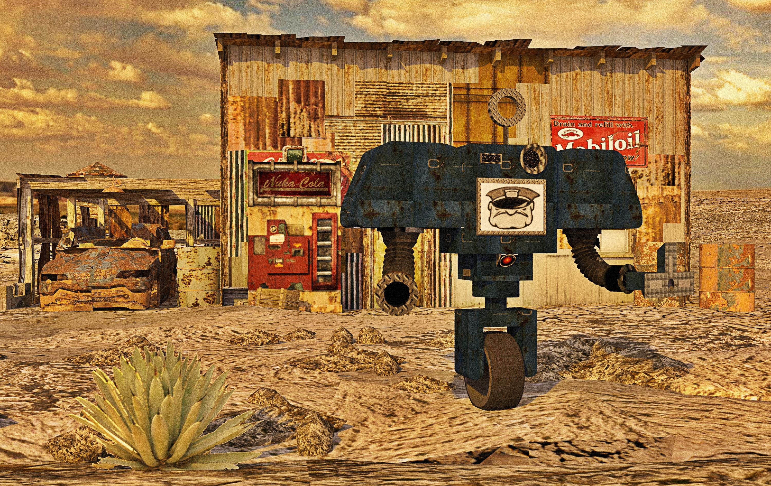 Fallout: NV render done with sketchup and twilight | Scrolller