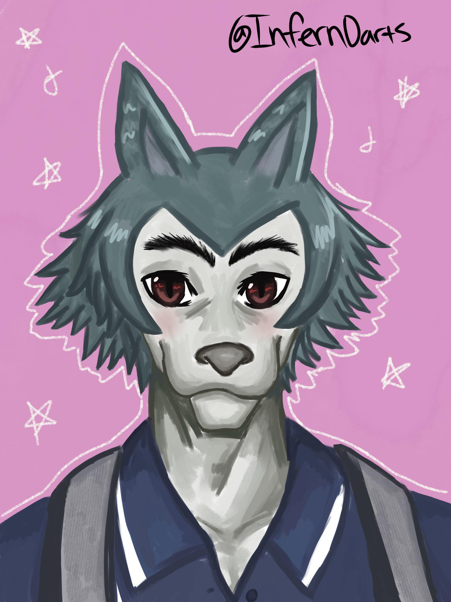 Fan art I created of Legoshi from beastars , tell me what you think ...