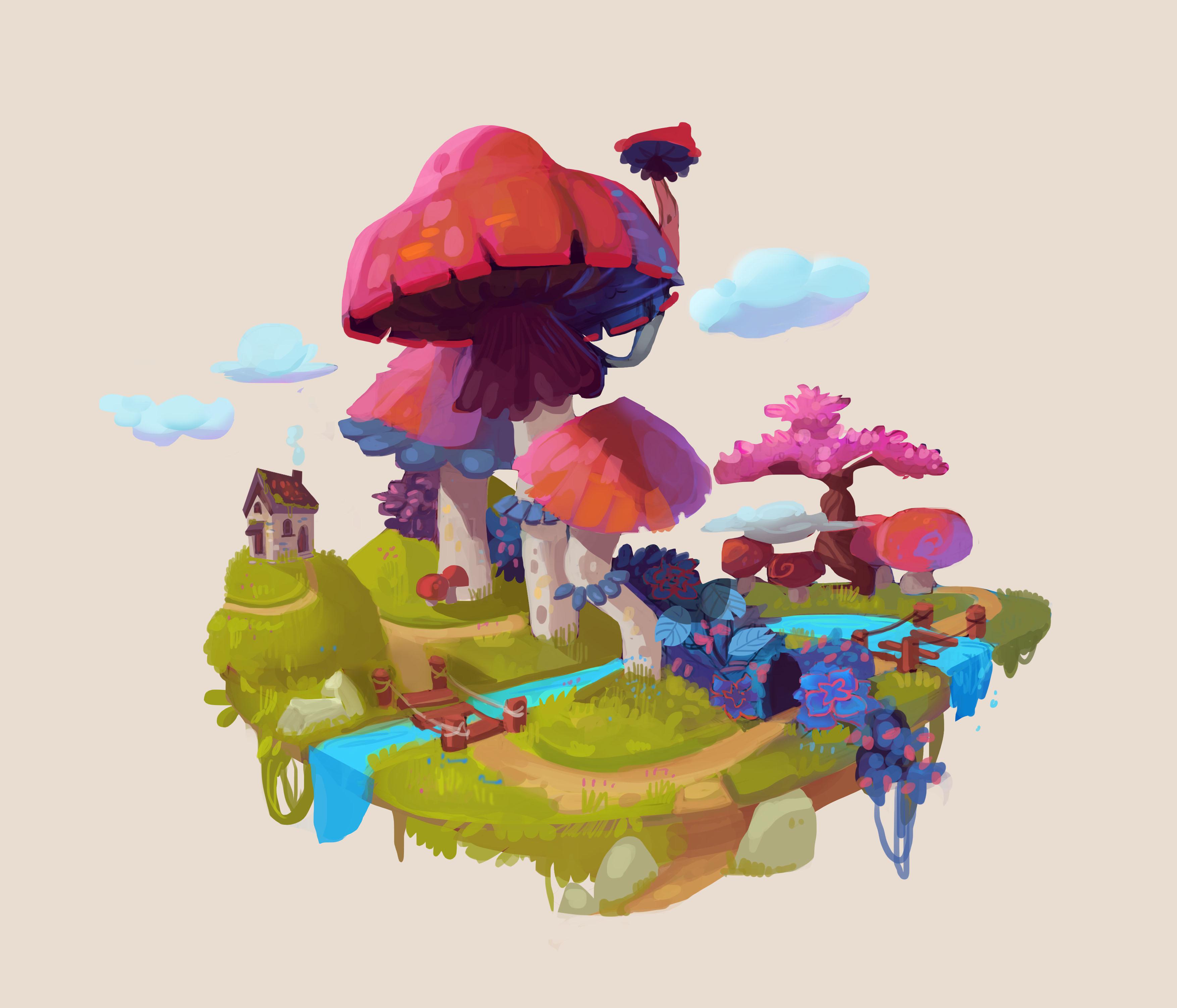 Fantasy Landscape Scrolller