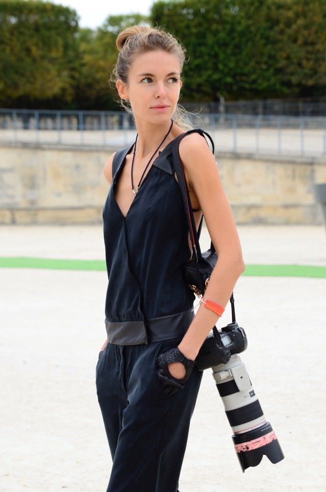 Fashion photographer, model and designer Alena Vezza in some regular