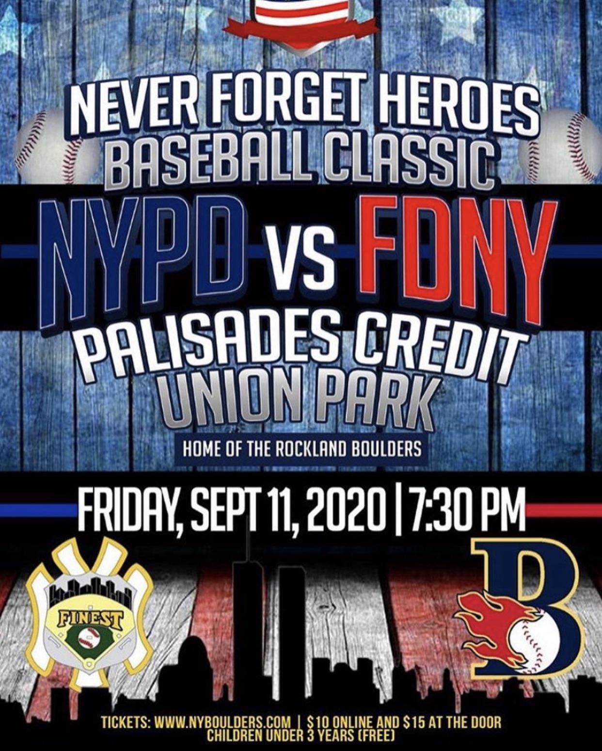 FDNY vs NYPD Baseball Game Scrolller