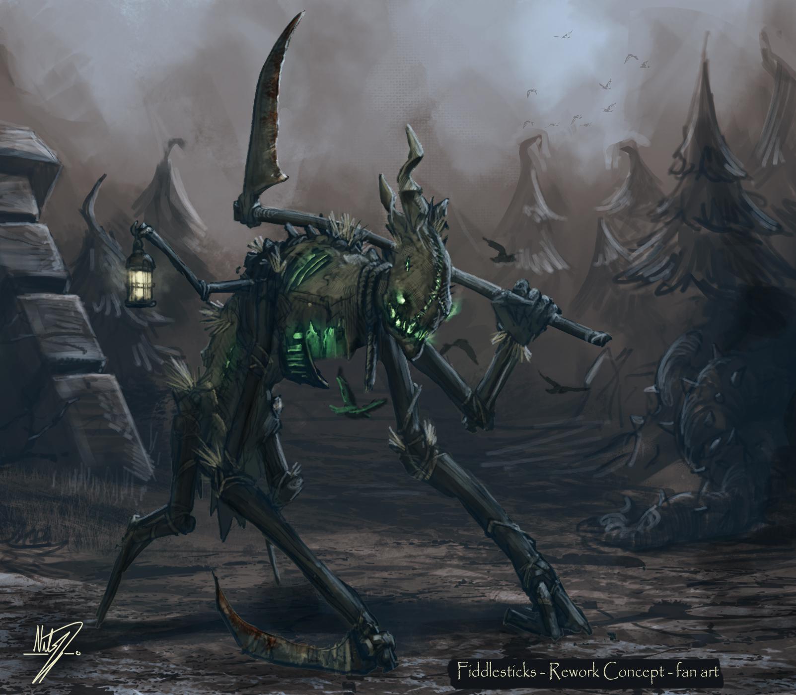 Fiddlesticks Rework Concept [Fan art] | Scrolller