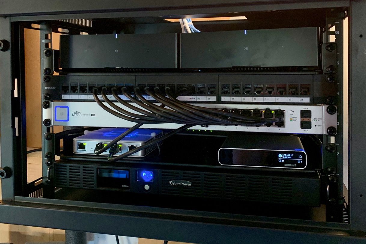 Finally got the mini rack setup in the garage | Scrolller